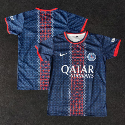 PSG Embroidery Golgola Half-sleeve foorball jersey for Boy_2606