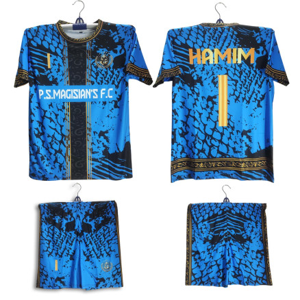Customieze Golgola Half Sleeve Football Jersey and Short Pant For Men_2516