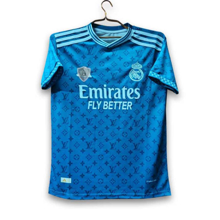 Real Madrid Embroidery Half Sleeve Jersey for Men - 15525