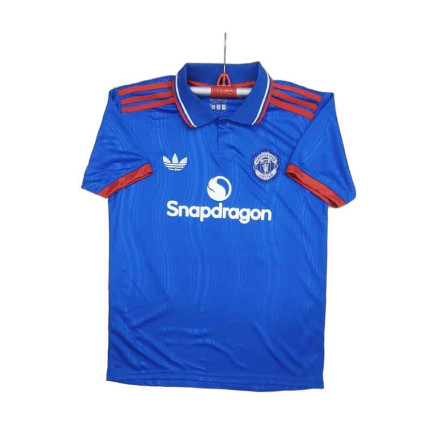 Manchester United Embroidery  Polo  Half-sleeve Football Jersey For Men -3054