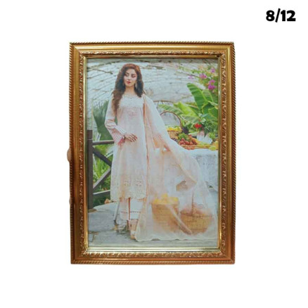 Golden Color [1 inche] Photo Frame 8-12_4014